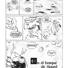 En el bosque de Sigurd. Comic, and Traditional illustration project by Kry García - 01.31.2015