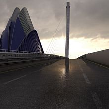 Puente - Agora - Valencia. Un progetto di 3D, Architettura e Design di RUBEN VIVO ROMAN - 30.04.2015