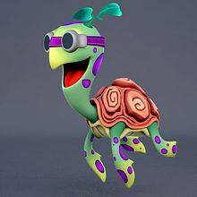 Turtle. Un proyecto de 3D y Animación de Cristian Cid Campanals - 30.04.2015