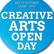 Creative Arts Open Day Poster '14. Design gráfico, Eventos, e Publicidade projeto de Maite Forcadell - 03.05.2015