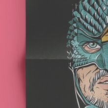 Personajes. Graphic Design, Traditional illustration, and Screen Printing project by Matu Santamaria - 05.03.2015