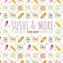 Sushi & More. Graphic Design project by Ana Sánchez Tejedor - 05.04.2015