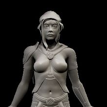 Asesina. Un proyecto de 3D y Escultura de Dachi Gogebashvili - 04.05.2015