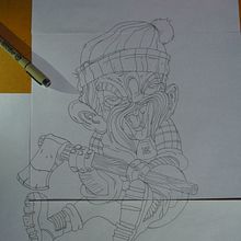 representación de una imagen creada por un diseñador llamado NETOPLASMA. Un projet de Illustration traditionnelle de erick camacho plata - 05.05.2015