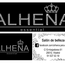 Alheña peluqueros. Rediseño del logo e identidad corporativa. . Design, Product Design, and Graphic Design project by Óscar Oliva Andrade - 03.05.2015