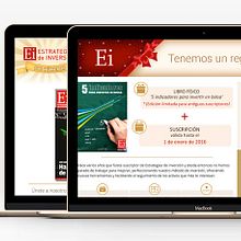 Landing Pages. Web Development, Graphic Design, and Marketing project by Nerea Mendinueta Bernardos - 12.10.2014