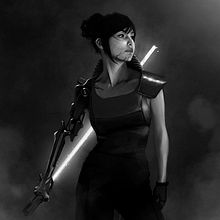 The Force. Character Design, and Traditional illustration project by Jose Barrero - 05.05.2015