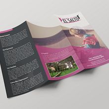 Tríptico Escuela Activa El Salto. Design, Editorial Design, Graphic Design, and Education project by Alfredo Moya - 05.05.2015