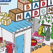 El Badiu dels Nadons. Graphic Design, and Traditional illustration project by Ivan Sala Valero - 05.08.2015