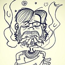 No Smoking Zone. Character Design, and Traditional illustration project by Ivan Sala Valero - 05.08.2015