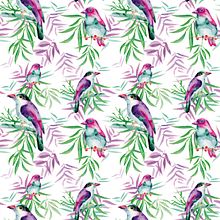 Pájaros - Proyecto Motivos para Repetir. Un proyecto de Diseño, Diseño gráfico, Ilustración tradicional, Pintura, Publicidad, Diseño de complementos, Diseño de interiores, Diseño de producto y Packaging de SuG - 11.06.2015