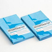 Intemperies. Imágen gráfica para el festival de danza contemporánea Intemperies organizado por Aved.. Un projet de Design graphique de Iván Durán Pérez - 10.05.2015