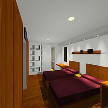 DISEÑO DORMITORIO NIÑAS. Interior Architecture, Lighting Design, Interior Design, Furniture Design, and Making project by MANUEL UREBA. INTERIORISTA. - 05.11.2015