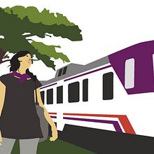 Campaña Renfe Cercanías. Promoción trayecto Alicante - Campus Universitario. Un proyecto de Diseño gráfico de Africa Torres - 12.05.2008