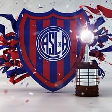 San Lorenzo Libertadores. 3D, Art Direction, and Graphic Design project by Gaston Charles - 05.14.2015