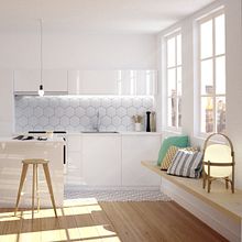 Reforma de un apartamento en Poblenou, Barcelona.. Un progetto di 3D, Architettura d'interni e Interior design di Juan Sierra - 14.05.2015