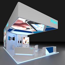 Diseño del stand para la empresa Haier, para el MWC-2016. Un proyecto de 3D, Diseño y Eventos de Ferran Aguilera Mas - 22.02.2016