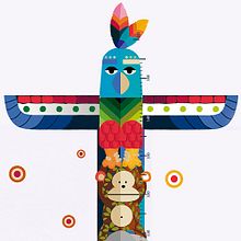 Metro sticker totem. Un progetto di Illustrazione tradizionale di Laura Cámara - 15.05.2015