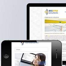 Página web Accemp Consultores. Un projet de Développement web de Tom Sánchez - 17.05.2015