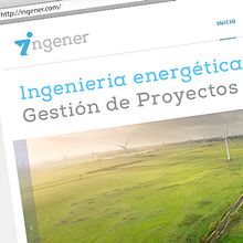 Página web Ingener. Un projet de Développement web de Tom Sánchez - 17.11.2014