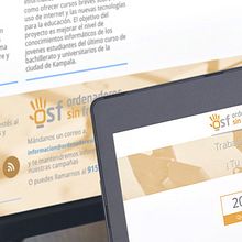 Página web para Ordenadores Sin Fronteras. Un projet de Développement web de Tom Sánchez - 14.10.2014