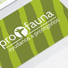 Identidad corporativa para la organización Profauna. Un projet de Br, ing et identité , et Design graphique de Tom Sánchez - 30.04.2012
