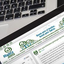 Página web de Madera Justa. Un projet de Webdesign de Tom Sánchez - 04.12.2011