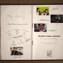 The Perks of Being a Wallflower - Book Trailer . Un progetto di Animazione, Cinema, Cinema, video e TV, Collage, Design, Postproduzione fotografica, Tipografia e Video di Oihane - 17.05.2015