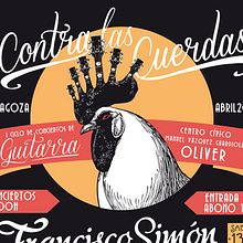 Contra las cuerdas, festival. Un proyecto de Diseño gráfico e Ilustración tradicional de Garabato Estudio - 17.05.2015