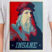 Pandmian / T-shirt "Da Vinci Insane" Ein Projekt aus dem Bereich Design und Spieldesign von Pandmian - 17.05.2015
