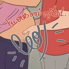 Tu eres mi mitad. Projekt z dziedziny Design, Trad, c i jna ilustracja użytkownika Lucas Alves - 18.05.2015