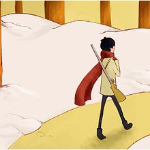 Levka, el zorro de los bosques . Traditional illustration project by Carmen Medina - 05.18.2015