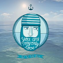 Go to the sea. Ilustração tradicional projeto de élise ollivier - 18.05.2015