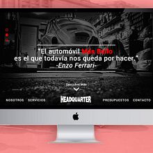 Website Responsive "Headquarter Pegaso Design". Un proyecto de Br, ing e Identidad, Desarrollo Web, Diseño gráfico, Diseño Web y UX / UI de César Alcántara Orozco - 20.05.2015