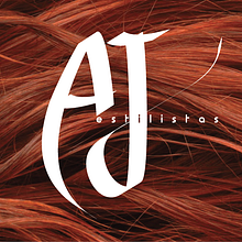 imagen corporativa_AJ estilistas. Un proyecto de Diseño y Diseño gráfico de Estela Pedrero - 20.05.2015
