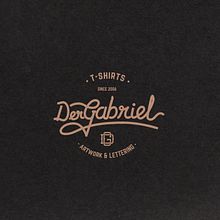 Dergabriel Nuevo concepto de imagen. Br, ing e Identidade, Caligrafia, Design gráfico, Web Design, e Tipografia projeto de gabriel leon jimenez - 21.05.2015