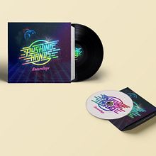 Imagen gráfica para sello de música disco. Design gráfico, e Tipografia projeto de gabriel leon jimenez - 21.05.2015