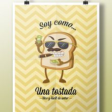 Soy como...una tostada. Traditional illustration project by Laura Núñez Carpintero - 08.18.2014