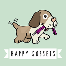 Imagen corporativa Happy Gossets, aplicación a redes sociales y papelería corporativa. Br, ing, Identit, Design, and Graphic Design project by María Vilariño - 05.22.2015