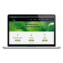 Web corporativa B-Able. Cop, writing, Art Direction, Design, Graphic Design, and Web Design project by María Vilariño - 05.22.2015