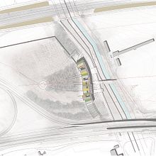 PFC - Tanatorio, crematorio, capilla y cementerio en Cambrils Ein Projekt aus dem Bereich 3D, Architektur, Innenarchitektur, Beleuchtungsdesign, Innendesign, L, schaftsbau und Bildbearbeitung von Ivan Fernández Alsina - 14.04.2015