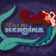 Eres mi heroína,  Mi Proyecto del curso Los secretos dorados del lettering. Un projet de Illustration traditionnelle, T , et pographie de Áurea López Escudero - 24.05.2015