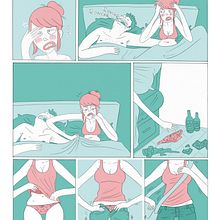 Historieta para album colectivo "ENJAMBRE" (Norma editorial 2014). Un proyecto de Cómic de Mamen Moreu Bibián - 25.05.2015
