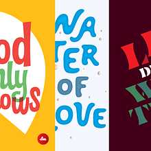SONG'S LETTERS (Letras de canciones). Un proyecto de Tipografía, Dirección de arte y Diseño gráfico de Laura Meseguer - 25.05.2015