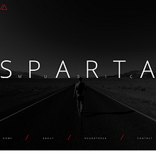 Web Design: Sparta Music. Web Design projeto de Gethulio Reis - 25.05.2015
