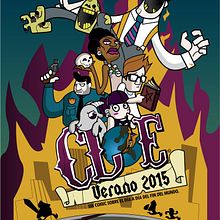 Poster publicitario para lanzamiento webcomic "CLOE". Un proyecto de Cómic de JuanJo R Blik - 25.05.2015