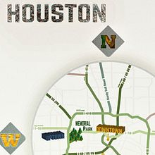 Houston Downtown. Traditional illustration project by Soledad Rodriguez-Cashuric - 05.26.2015