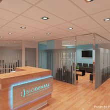 Diseño Clínica Biodental. Un proyecto de 3D, Arquitectura interior y Diseño de interiores de Ferran Aguilera Mas - 26.05.2015