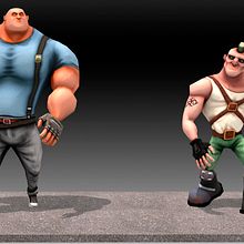 Personaje Punk . Un progetto di 3D e Character design di Marc Lidon - 26.05.2015
