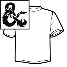 Diseño de Camisetas - Rol D&D Ein Projekt aus dem Bereich Grafikdesign und Siebdruck von Mireya Capitaine - 22.05.2015